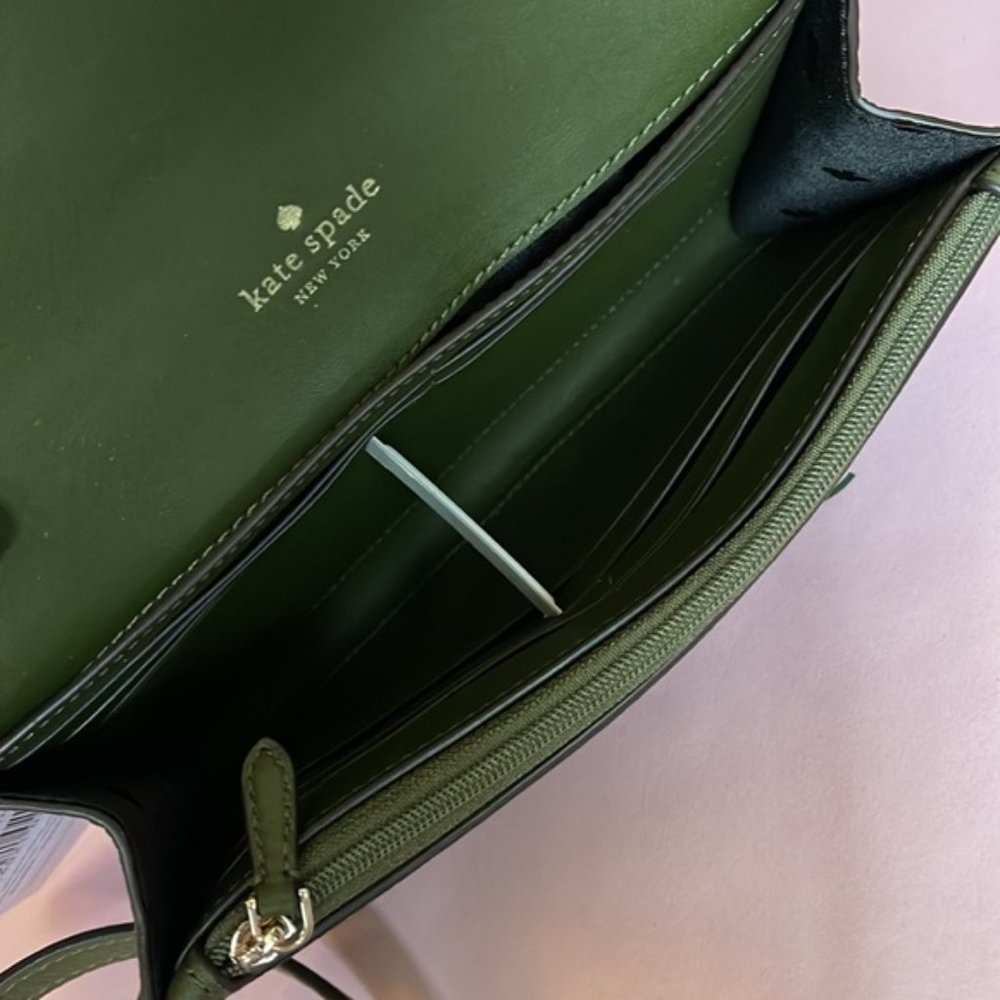 Kate Spade Marti Wallet Crossbody Enchanted Green - Picture 10 of 16